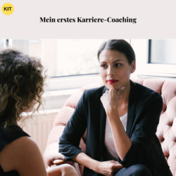 Mein erstes Karriere-Coaching. Coach Werk Zeuge