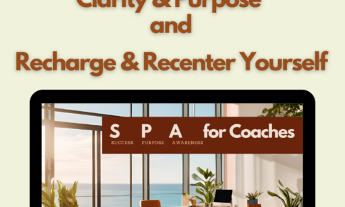 SPA für Coaches Masterclass mit Impulsen zu Coaching, Reflexion, mentaler Stärke und Tools für Coaches.