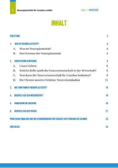 Neuroplastizität für Coaches – Bild 3